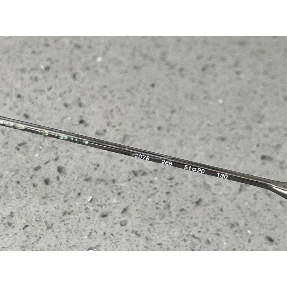 Sferoflex 2078 284 Silver Eyeglasses Half Rim 51-20-130 FRAMES ONLY Italy